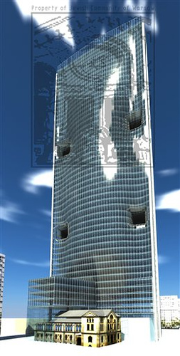 Illustration for article titled Sails Of Steel And Glass Cut Through Future Cities